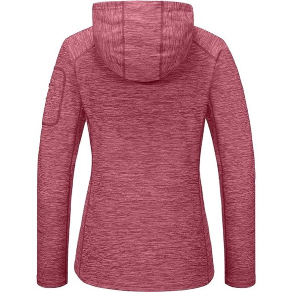 Must-Sell: Dasawamedh Women's Running Jacket - Full Zip, Thumb Holes - Tango Red - Picture 2 of 7